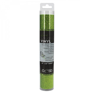 OESD Sparkle Vinyl 8" x 20"  (20cm x 50cm) Grass Green