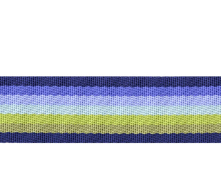 Floral Reef Smooth Sailing in Marine 38mm (1.5") Webbing by Renissance Ribbons Per Metre
