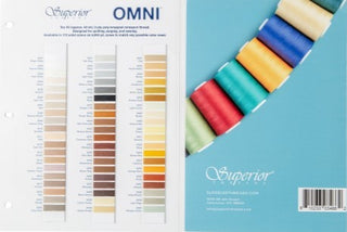 Omni Thread Polyester 40wt Color Card