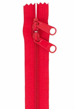 By Annie Handbag Zipper 40" Hot Red