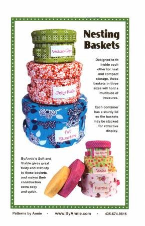 By Annie Pattern Nesting Baskets