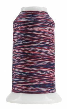 Omni V Variegated Polyester Thread 40wt 2000yd (1828m) #9033 Star Spangled Banner
