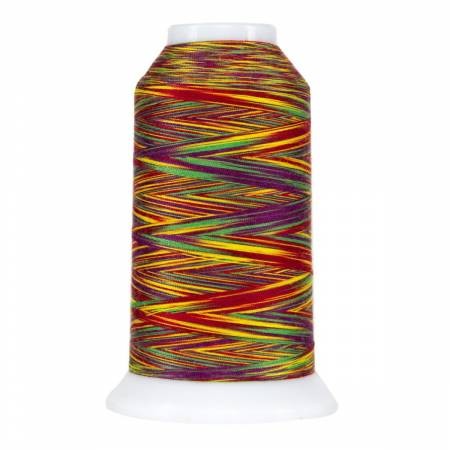 Variegated Overlocking Thread Omni V Variegated Polyester Thread 40wt 2000yd (1828m) #9068 Circus ...