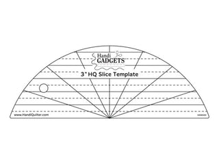 Handi Quilter Ruler Slice 3"