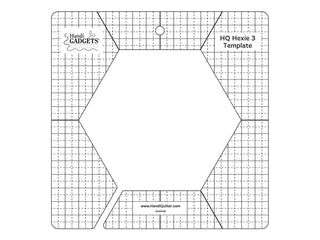 Handi Quilter Ruler Hexie Template 3"