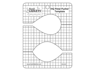 Handi Quilter Ruler Petal Pusher Template