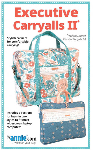 By Annie Pattern Executive Carryalls II 