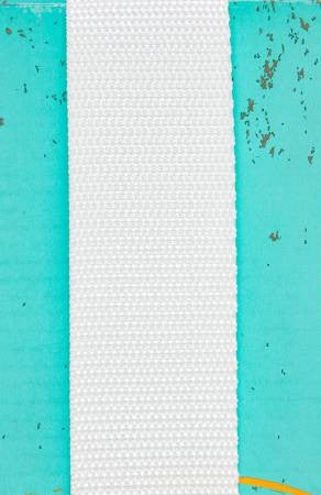 By Annie Strapping 1.5" White per mtr