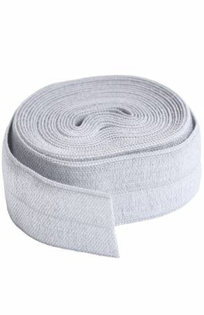 By Annie Fold Over Elastic 3/4" x 2yd Pewter