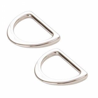By Annie D Ring Flat 1" Nickel Set Of Two