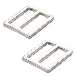 By Annie Slider Flat Widemouth 1" Nickel Set of Two