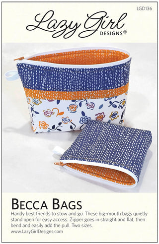 Lazy Girl Designs Becca Bags Pattern by Laundry Basket Quilts