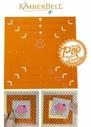Kimberbell Orange Pop Rulers - Square Set