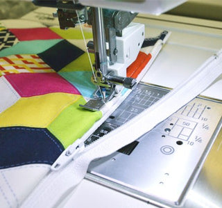 Janome Dual Feed Zipper Foot ED Single (Foot/Sole) 9mm