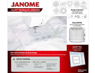 Janome Acufil Quilting Kit Asq18b (180mm X180mm) Optional For MC550E MC500E & MC400E