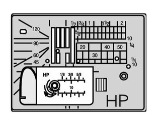 Janome Professional Straight Stitch Needle Plate (HP)