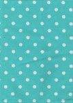 Tea Towel Turquoise Polkadot ea