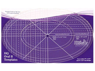Handi Quilter Ruler Oval B (10" - 6")