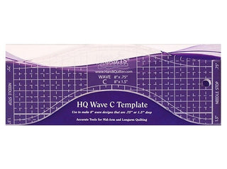 Handi Quilter Ruler Wave C (8)