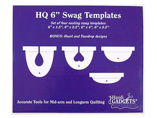 Handi Quilter Ruler Swag 6" Templates