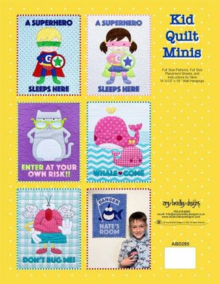 Kid Quilt Minis Pattern by Amy Bradley Designs