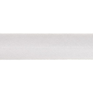 Bias Binding 12mm White Per Mtr