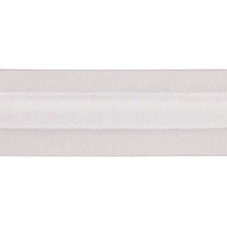 Bias Binding 20mm Satin White Per Mtr