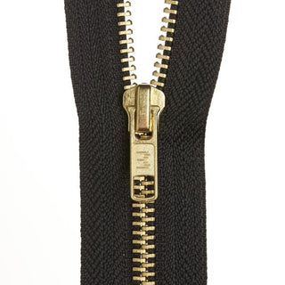 Metal Zipper Open End 40cm/16 Black