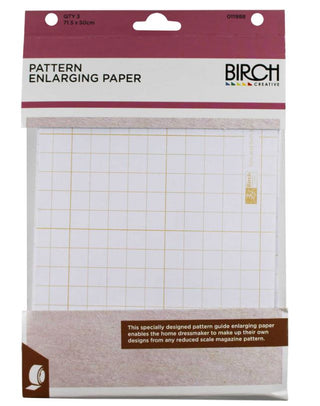 Birch Pattern Enlarging Paper 71.5cm x 50cm 3 pk