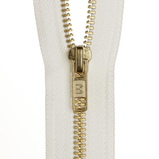 Jean Zipper 20cm/8 White