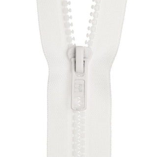Open End Chunky Zip 56cm / 22 - White