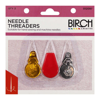 Birch Needle Threaders x 3