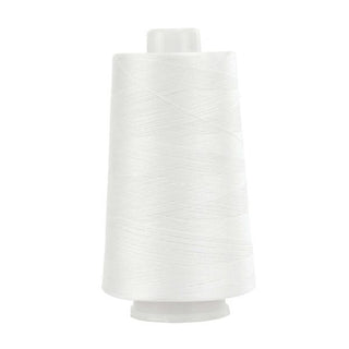 Birch Overlocking Thread 100% Cotton White 3000m
