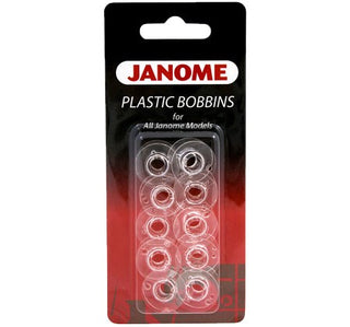 Janome Bobbins Plastic Bobbins X 10 - Bp