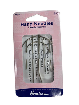 Hemline Hand Needles 7 Needles Repair Kit