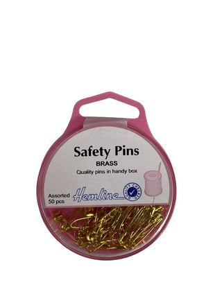 Hemline Pins Safety 19 Plus 23mm 50 Pack