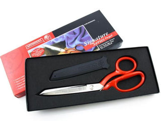 Scissors Mundial - Serra Sharp Right Handed - Red 200mm 8" Boxed