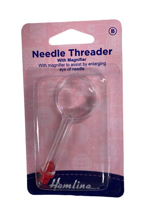 Hemline Needle Threader with Magnifyer