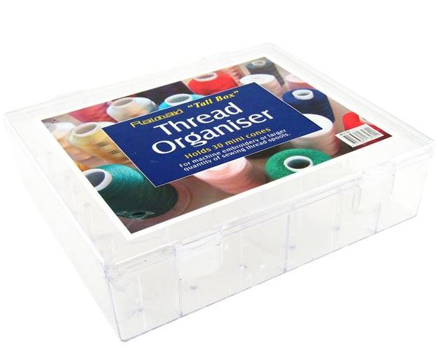 Thread Box Clear - 30 Cones – River City Sewing Machine Centre