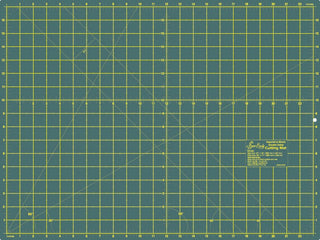 Sew Easy Double Sided Cuting Mat  - Green 36" x 24"