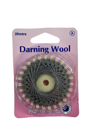 Hemline Darning Wool 20m Dark Grey 