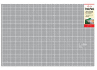 Sew Easy Double Sided Cutting Mat - Extra Large Grey/Black 35" x 23"