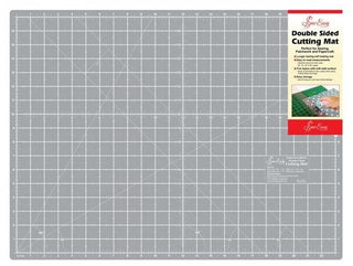 Sew Easy Double Sided Cutting Mat - Large Grey/Black 23" x 17"