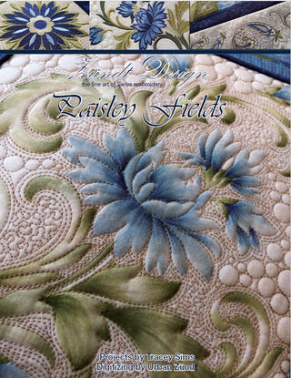 Zundt Designs Paisley Fields Book + USB Embroidery Design