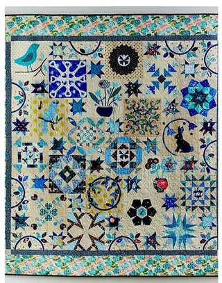 Happy Days Quilt Pattern Book with Instructional Videos by Sarah Fielke