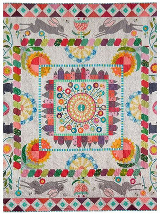Down The Rabbit Hole Quilt Pattern Book with Instructional Videos by Sarah Fielke