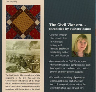 Barbara Brackman's Civil War Sampler 50 Quilt Blocks with Stories from History