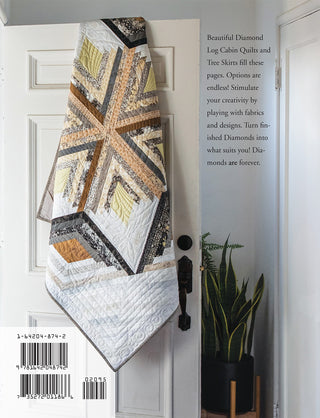 Book - Diamond Log Cabin Quilts and Tree Skirt by Eleanor Burns