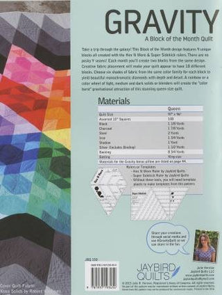 Gravity Block of the Month Quilt by Jaybird Quilts