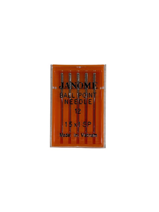 Janome Needles Ballpoint - 15X1SP SIZE 12